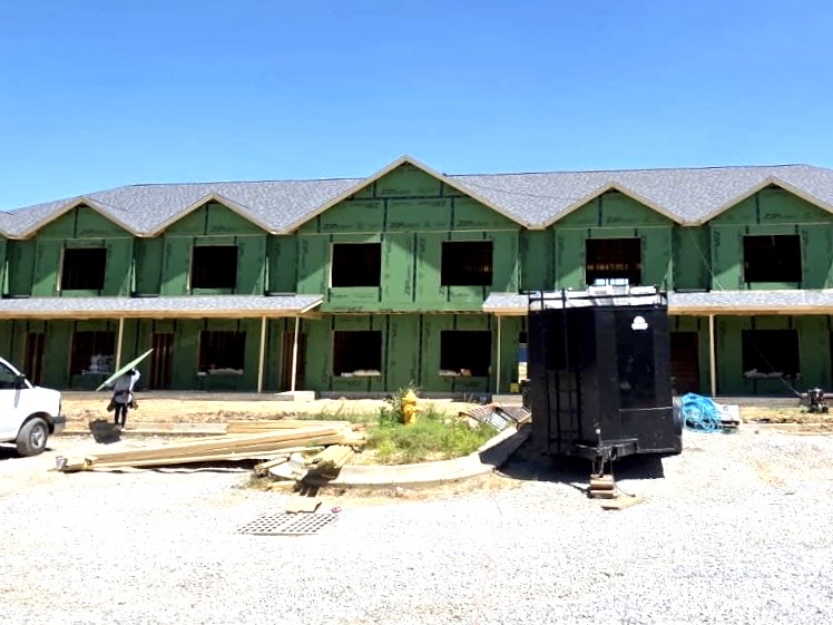 New multifamily roofing project in O'Fallon IL completed by Barringer Brothers Roofing