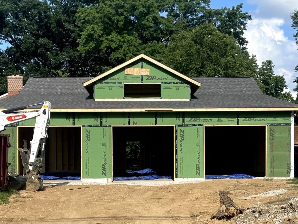 CertainTeed asphalt shingle roof installed on a new home by Barringer Brothers Roofing.